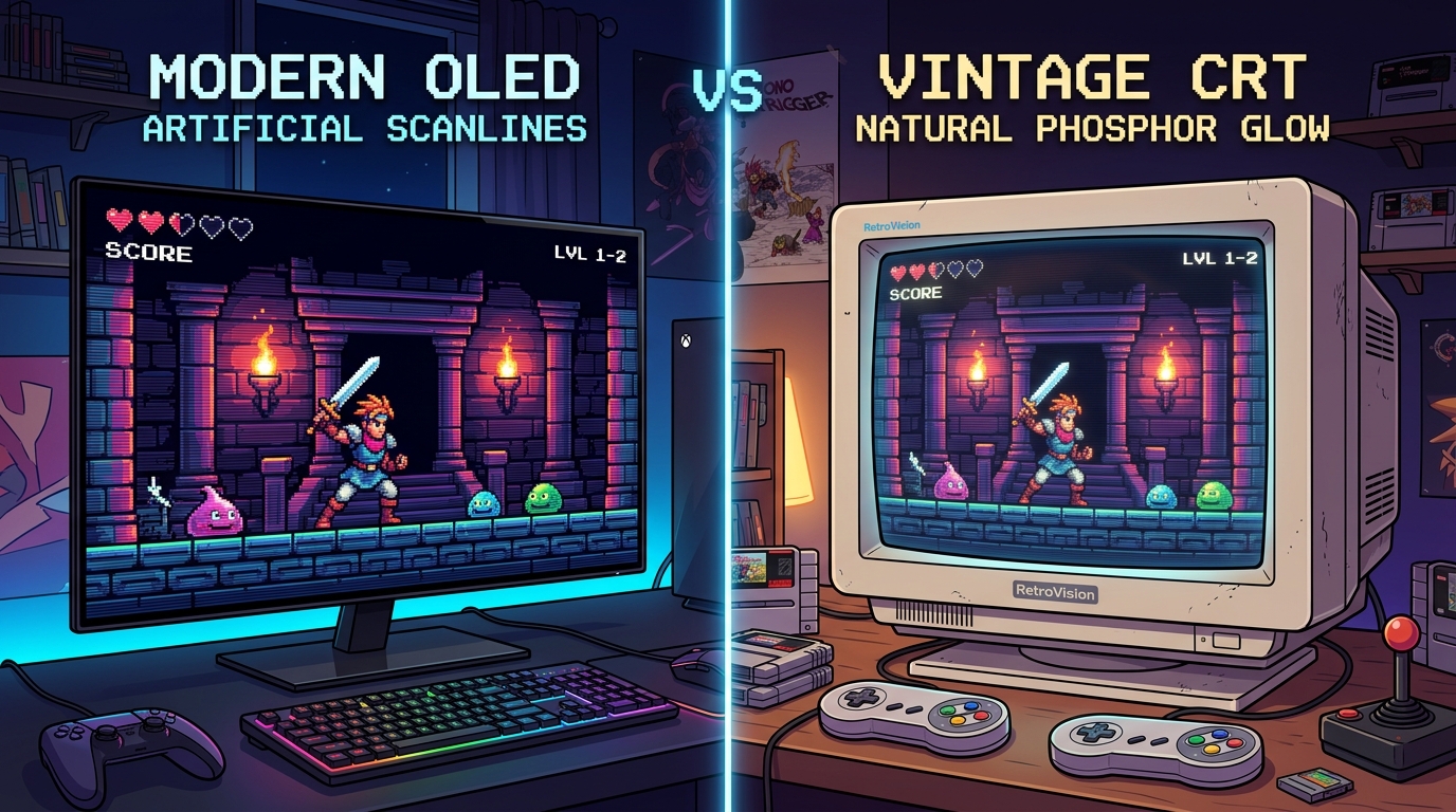 Modern OLED Shaders Versus Real Vintage Glass