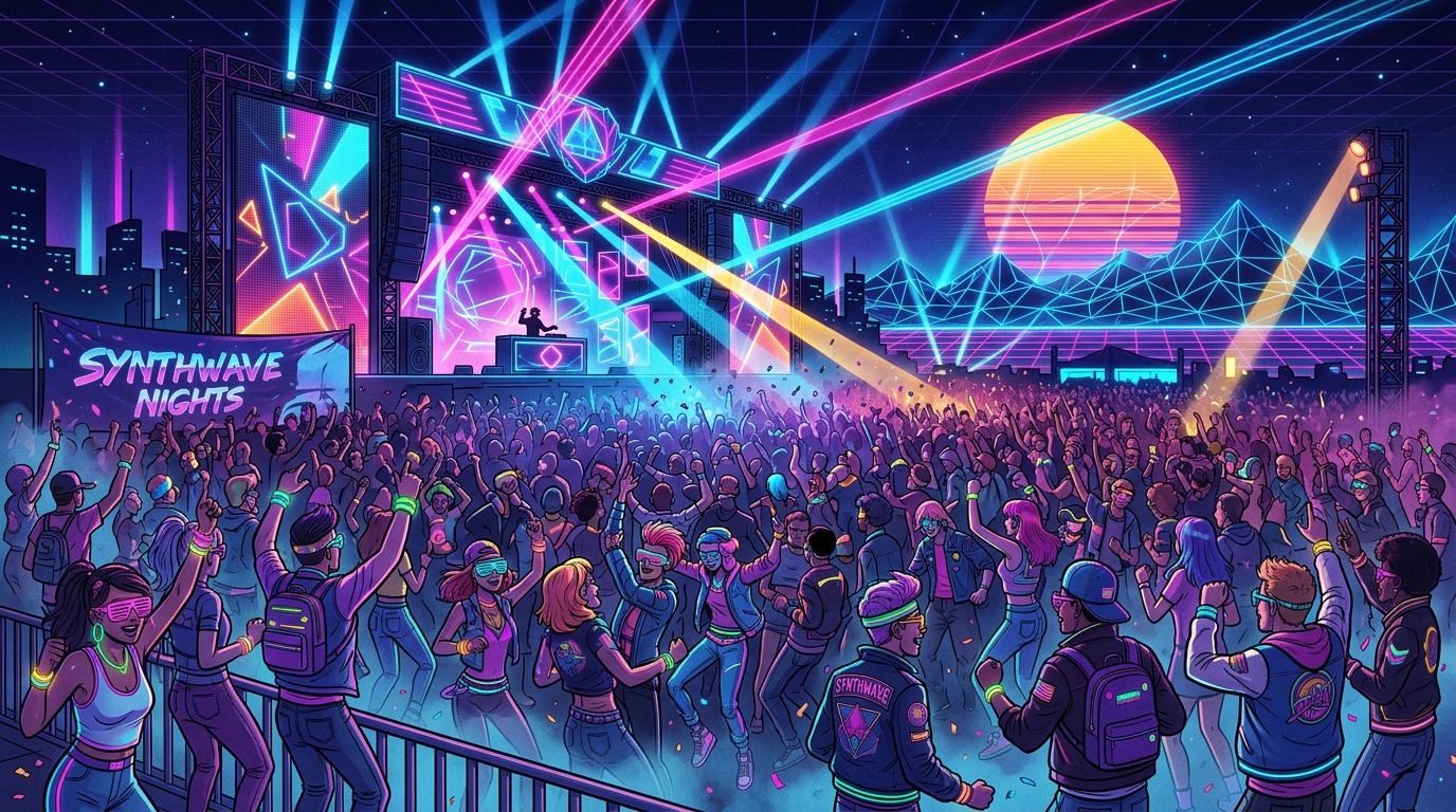 Neon Dreams And Retro Reality: What To Expect At Your First Synthwave Festival Featured Image