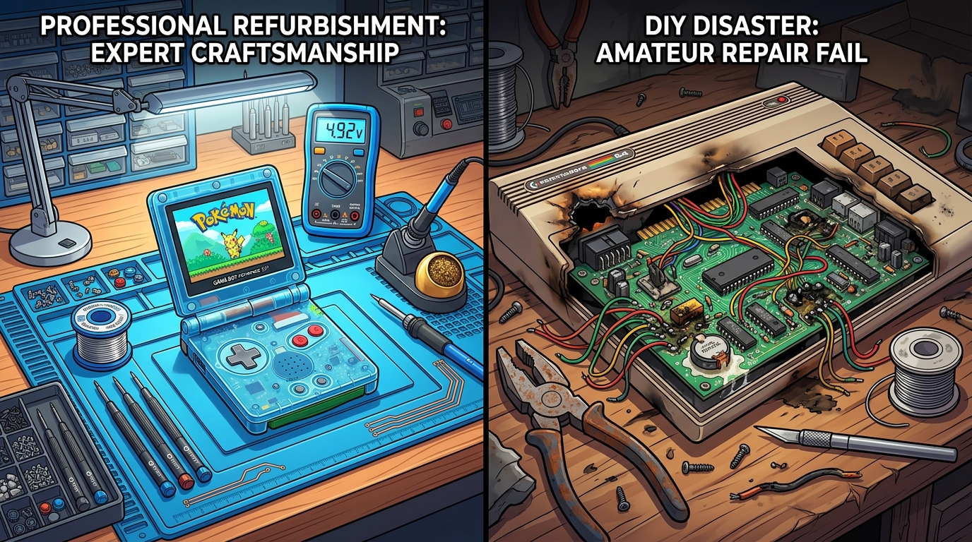 Is Retro Tech Restoration Worth The Digital Gold Professional Refurbishment Versus The DIY Disaster