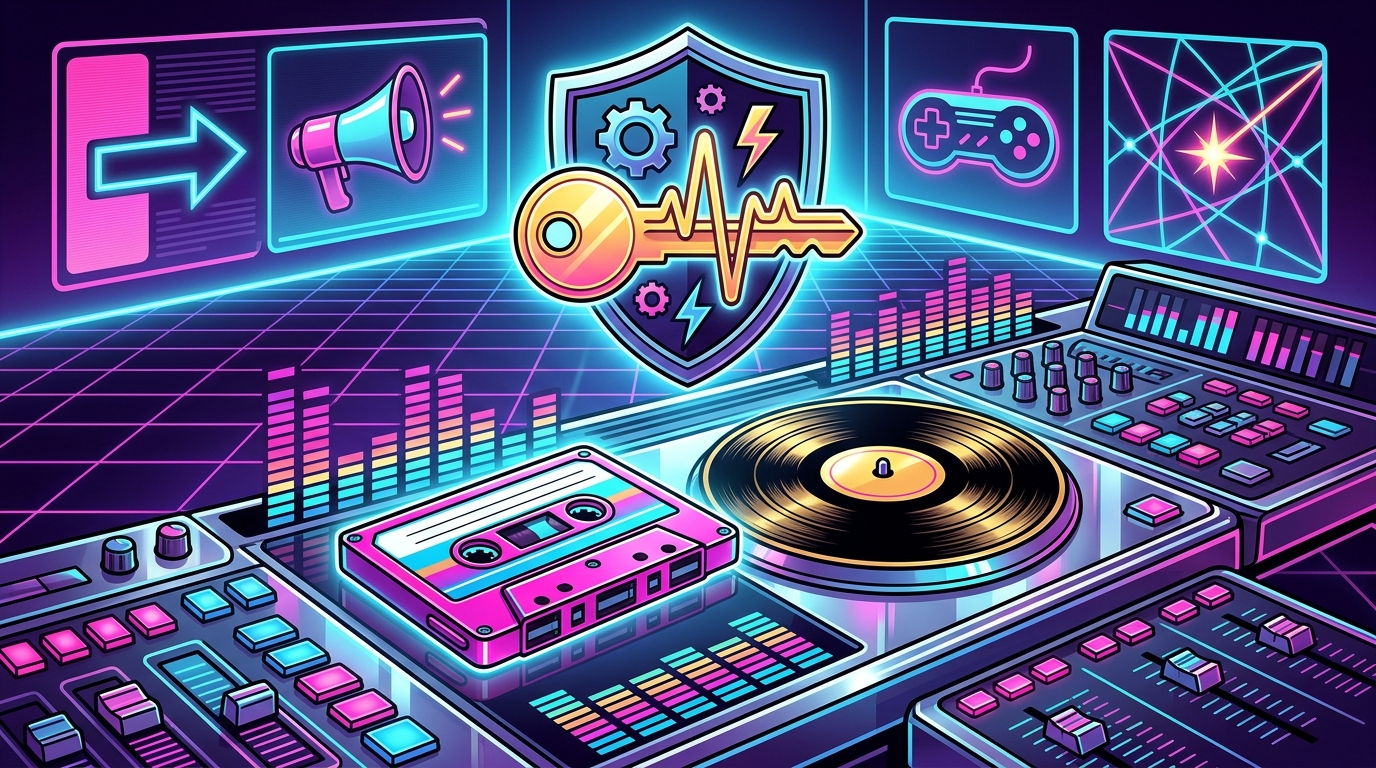 Commercial Retrowave License: How to Buy Music Rights for Ads, Games, and Branded Content Featured Image