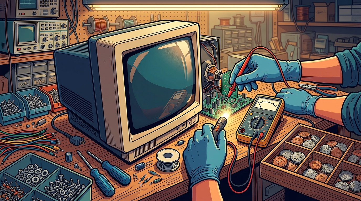 CRT Monitor Repair Cost: A Retro Gamer’s Guide To Service Pricing CRT Diagnostic And Evaluation Fees