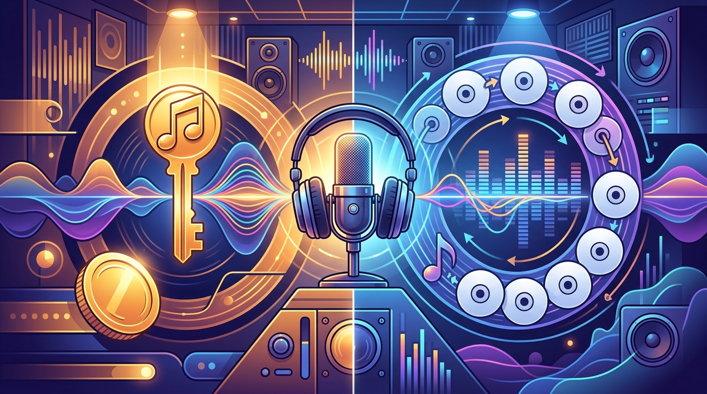 Music Licensing Comparison: One-Time Licenses, Subscriptions, And Custom Tracks One-Time License And Subscription Comparison