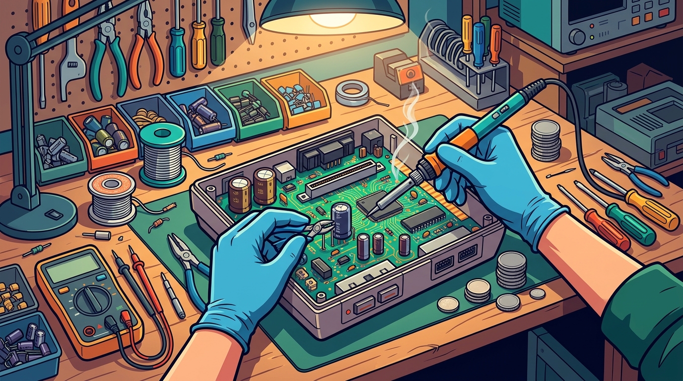 Retro Console Recap Cost: DIY Prices, Pro Services, And Hidden Extras Professional Retro Console Recap Prices