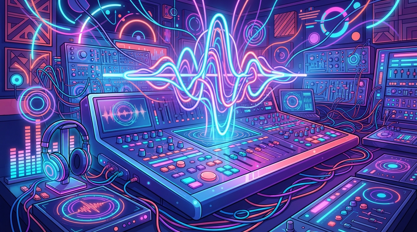 Brand Soundtrack Service: Build Your Brand’s Neon Audio Identity Featured Image