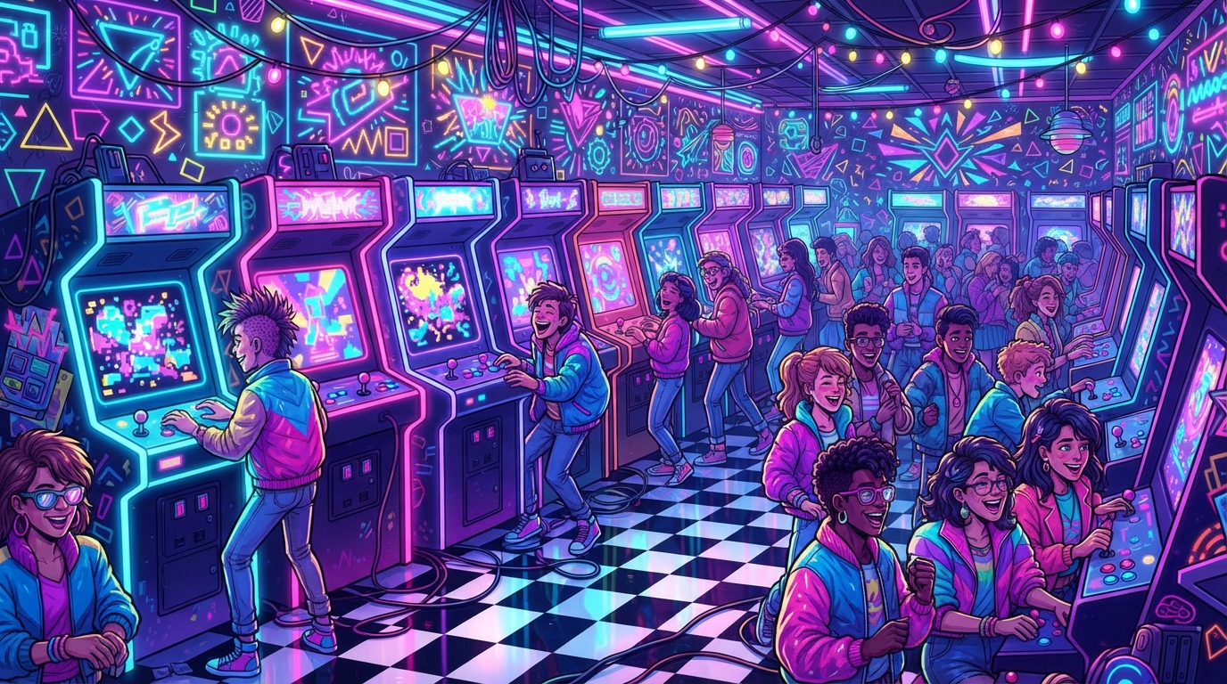How To Choose A Retro Arcade Party Package Can You Give The Party An 80s Feel?