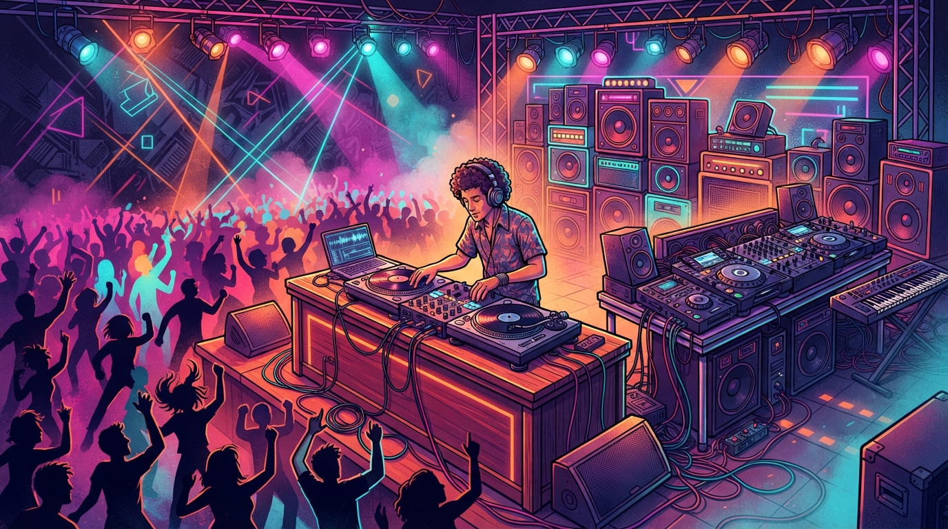Retro DJ Booking Guide For Neon Parties And Nostalgia Events Compare Retro DJ Packages And Production