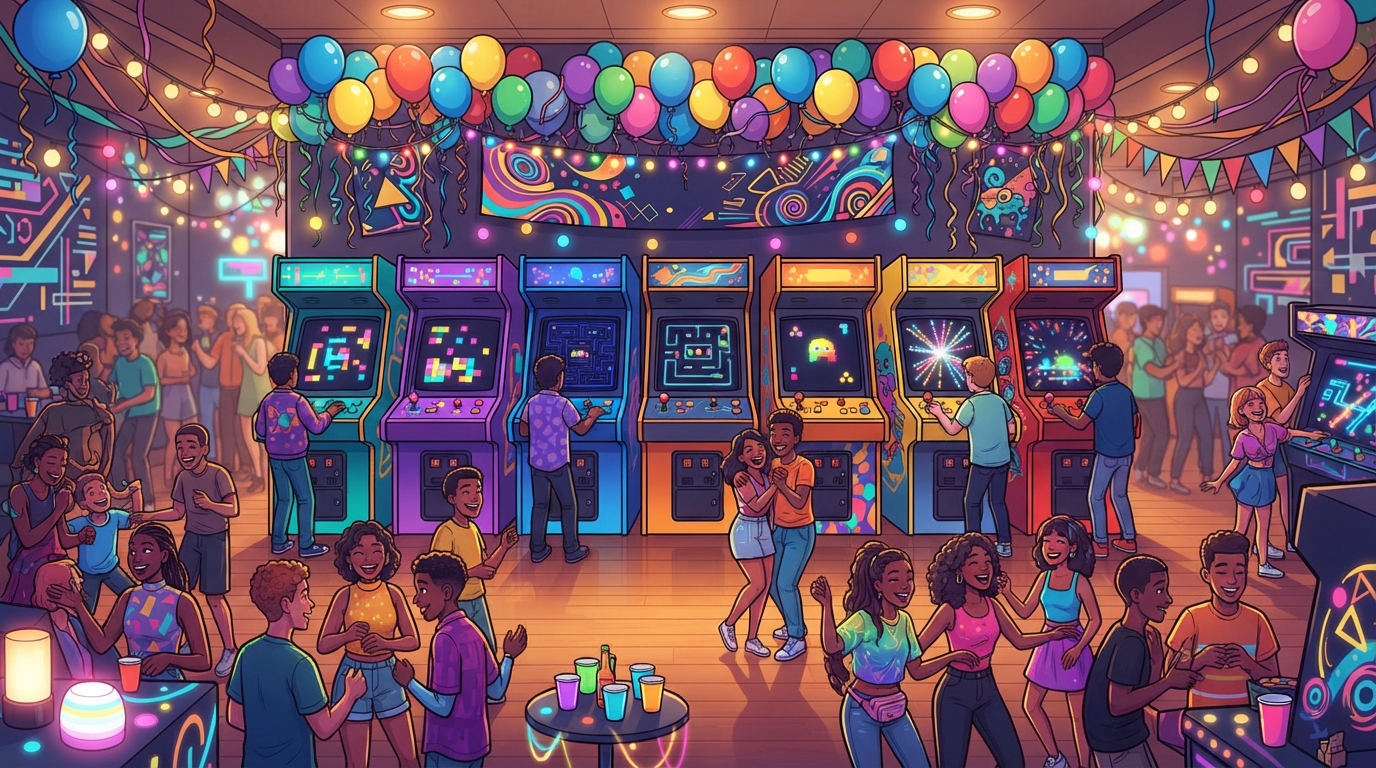 How To Choose A Retro Arcade Party Package How Do You Match A Package To Your Event?