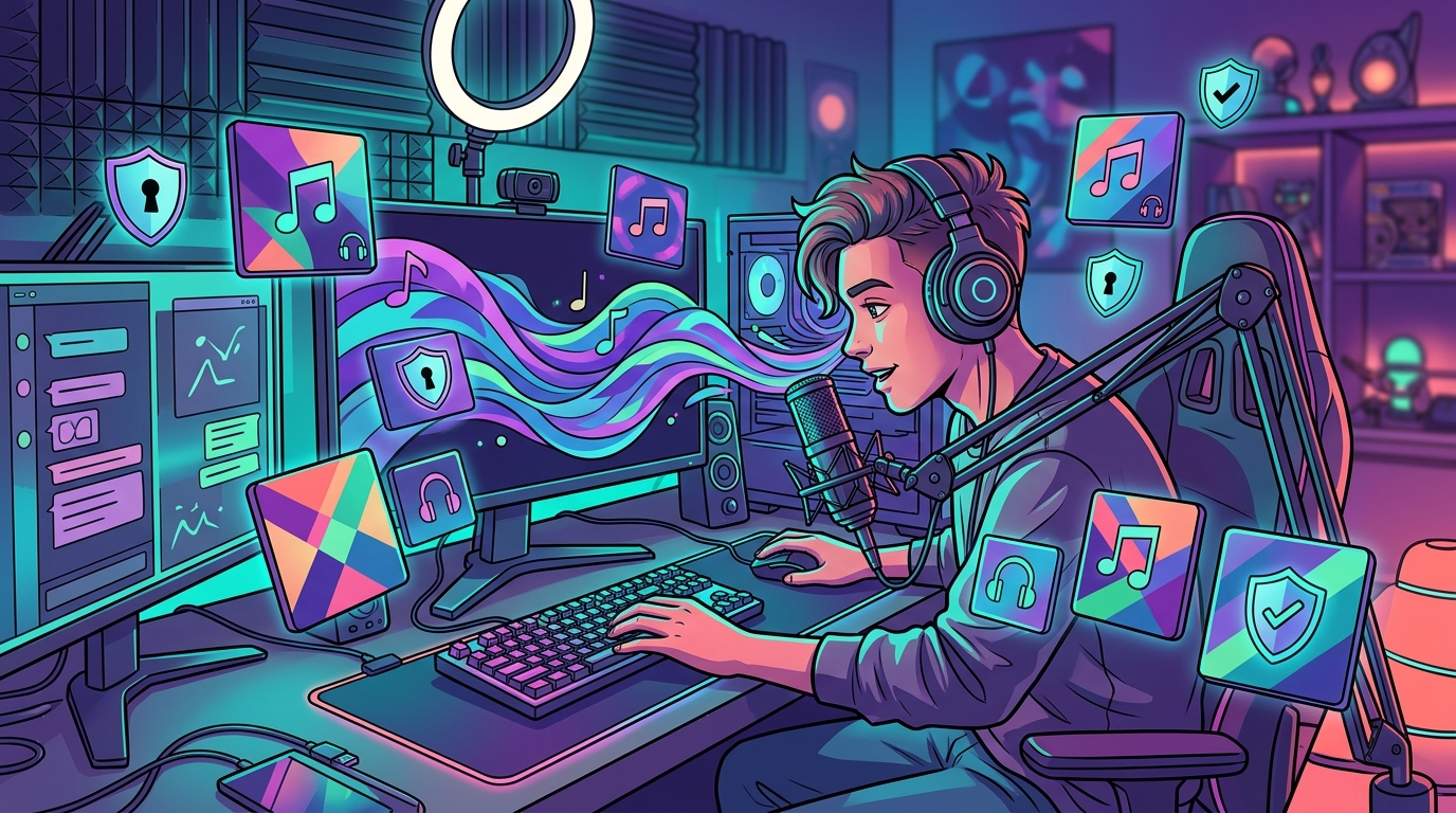Streamer Music Licensing: A Neon Guide To Safer Background Music Licensed Music Options For Streamers