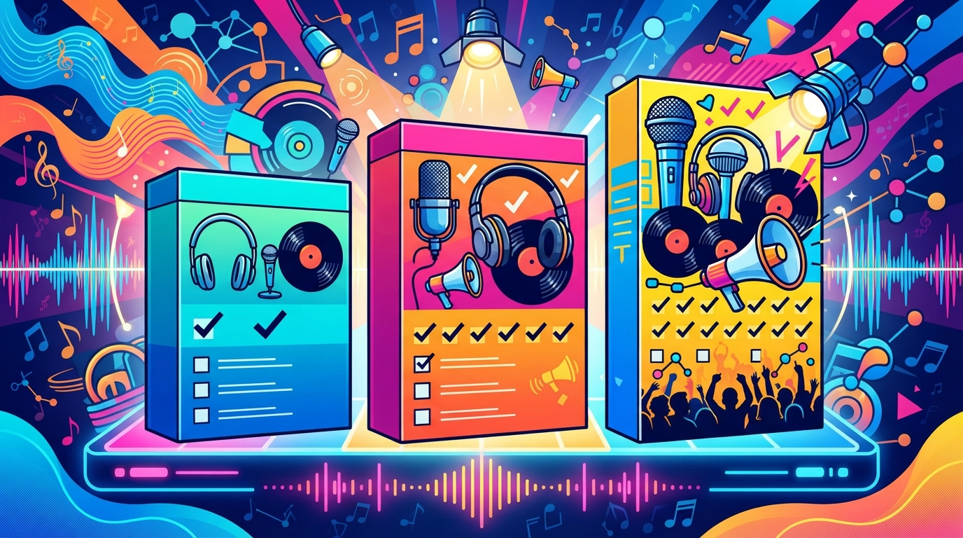 Music Promotion Package Comparison Checklist