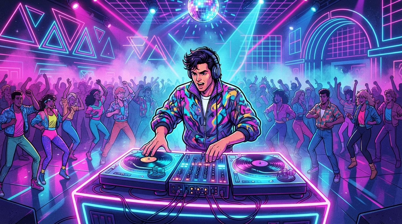 Retro DJ Booking Guide For Neon Parties And Nostalgia Events Featured Image
