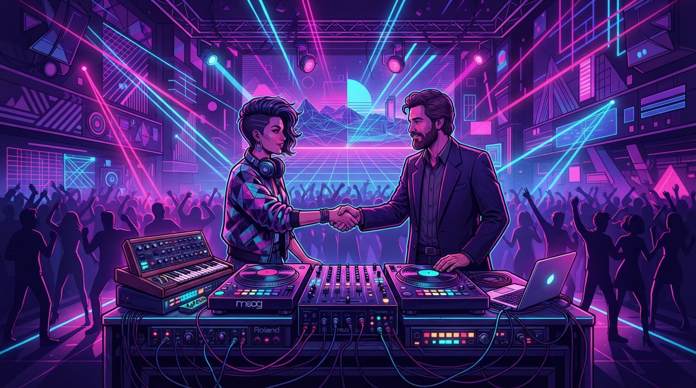 Synthwave DJ Booking: How to Hire the Right Neon-Era Performer Featured Image