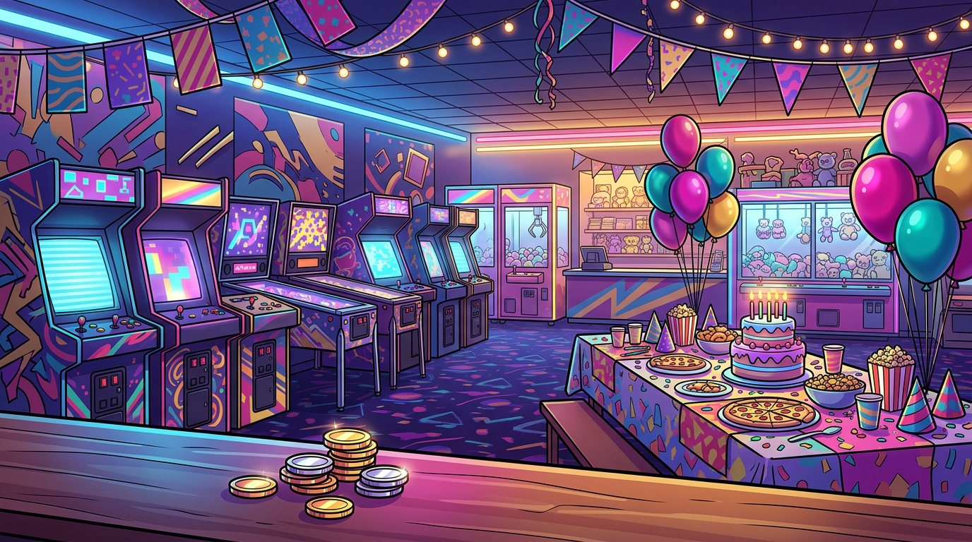 Arcade Party Venue Cost: What You’ll Pay And What’s Included Featured Image