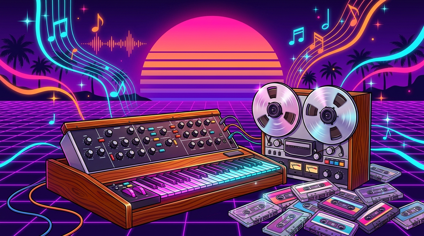 Custom Retrowave Soundtrack: Pricing, Contracts and Timelines Featured Image