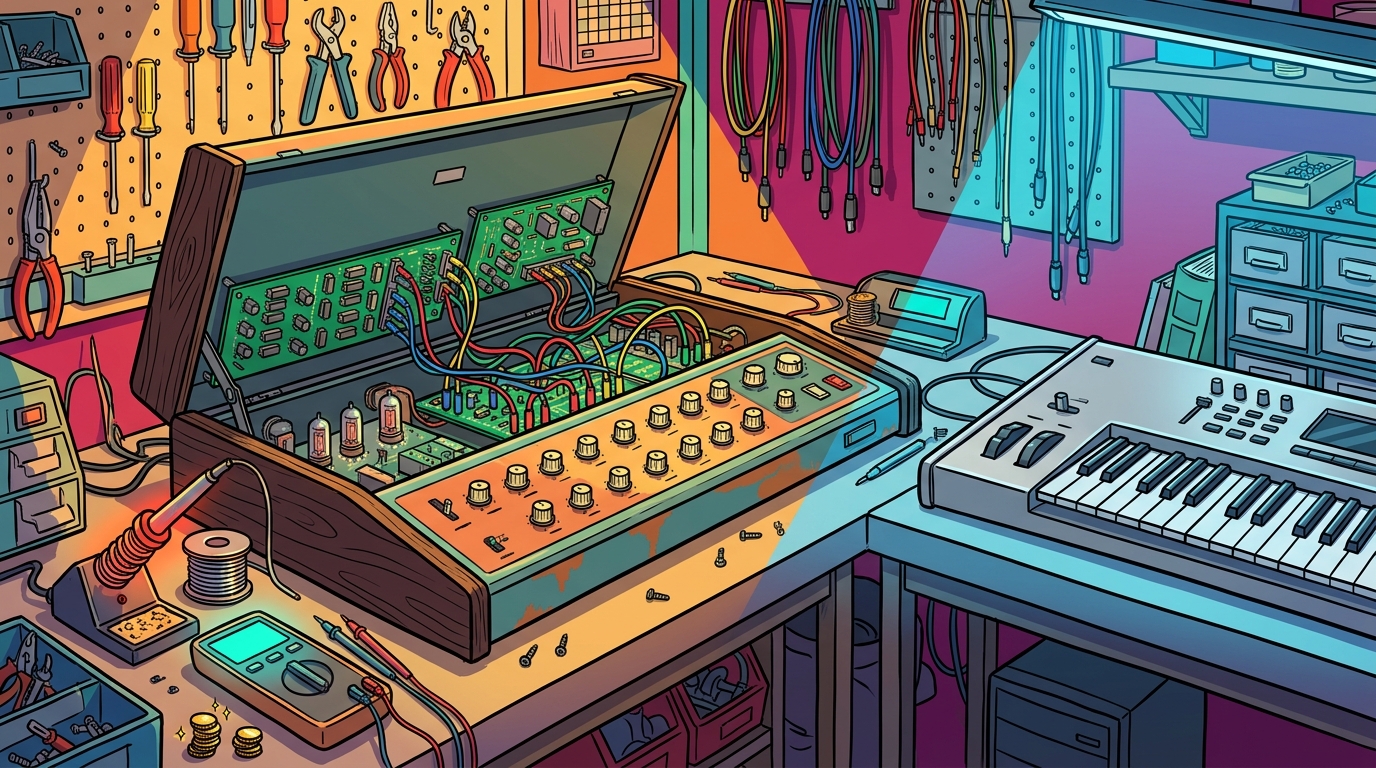 Analog Synthesizer Repair Cost: What You'll Really Pay in 2026 Should You Repair an Old Synth or Replace It?