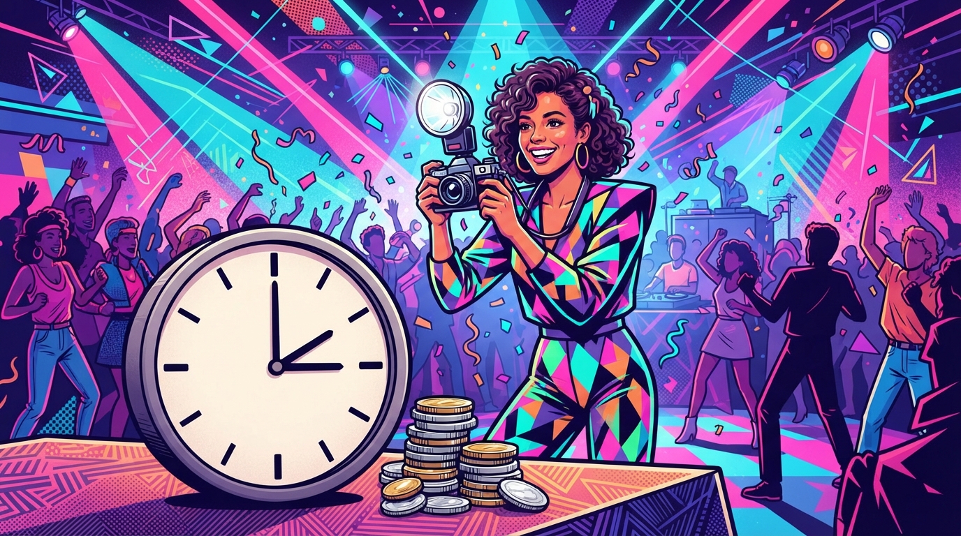80s Event Photographer Pricing: What You’ll Pay Would Two Hours Cost Less?